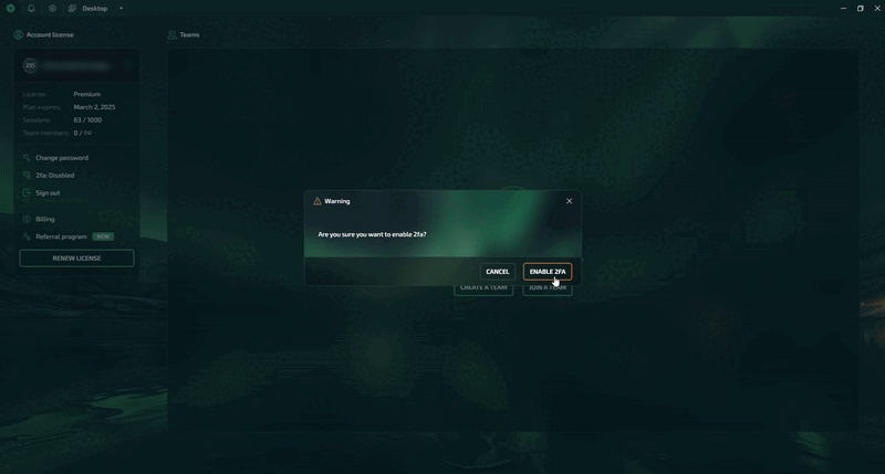 Two Factor Authentication (2FA). What It Is and How to Set It Up in Linken Sphere - img 3