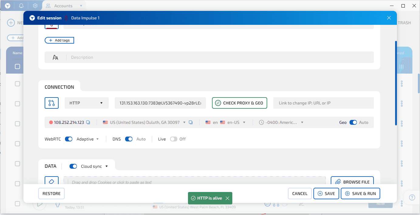Boosting Linken Sphere with Anonymous-Proxies.net: A Step-by-Step Integration Guide - img 9